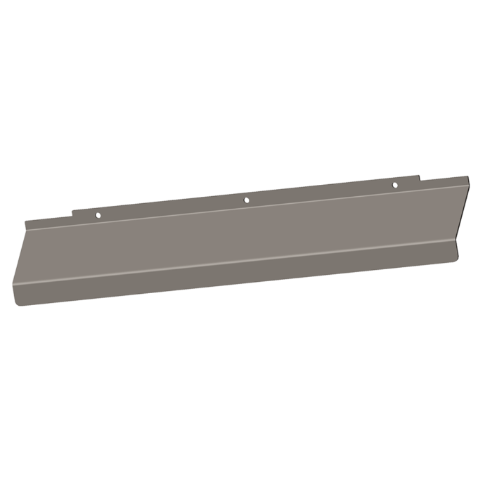 Couvercle Avant (au-dessus des rails) pur S75