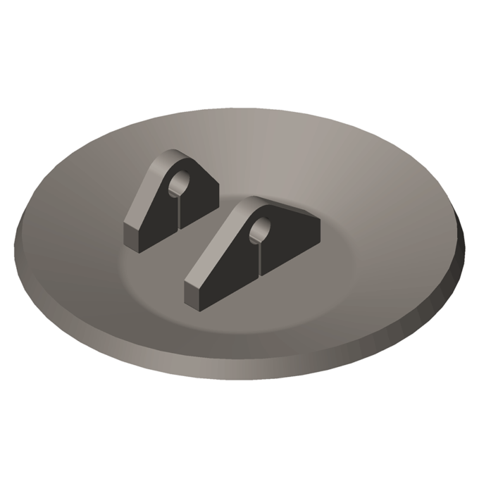 Cric de la plaque de protection