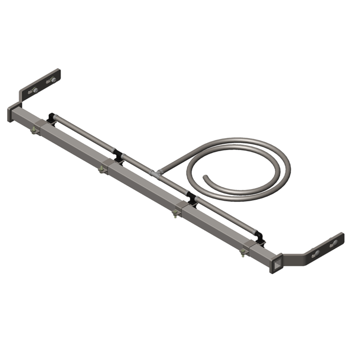 Ensemble balai humide, cadre et raccords pour balayeuse mechanic