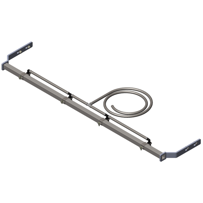 Ensemble balai humide, cadre et raccords pour balayeuse mechanic – Image 2